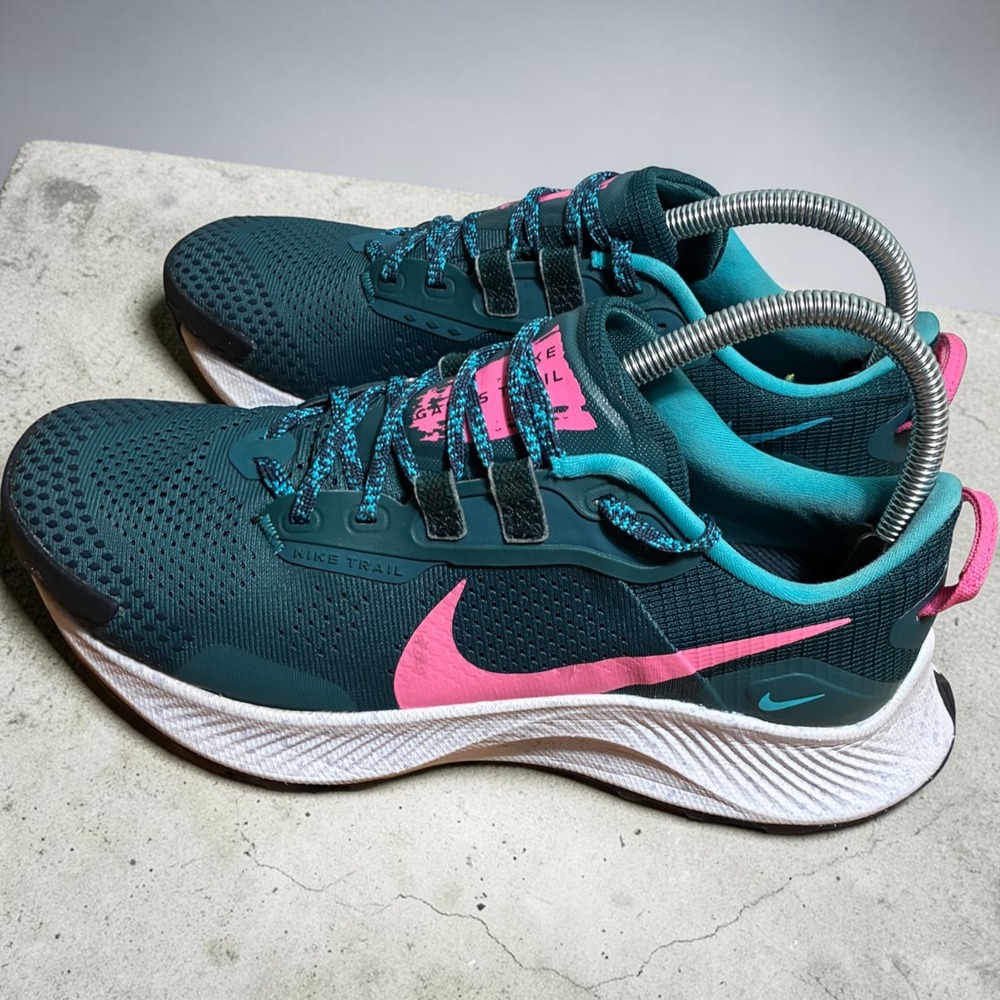 Nike Pegasus Trail 3 Womens Running Shoes Teal Pink DA8698-300